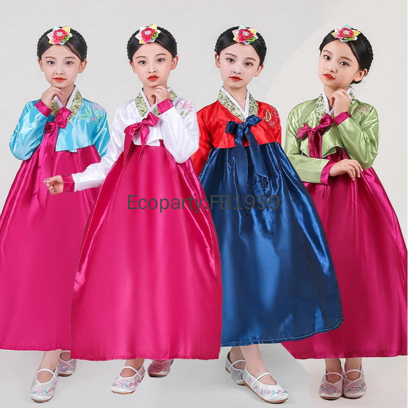 Women'S Fashion Korea - Abito Hanbok per ragazze in 4