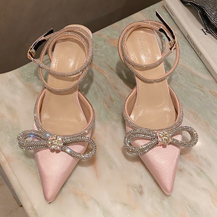 Women'S Fashion Korea - Sandali da donna con fiocco e