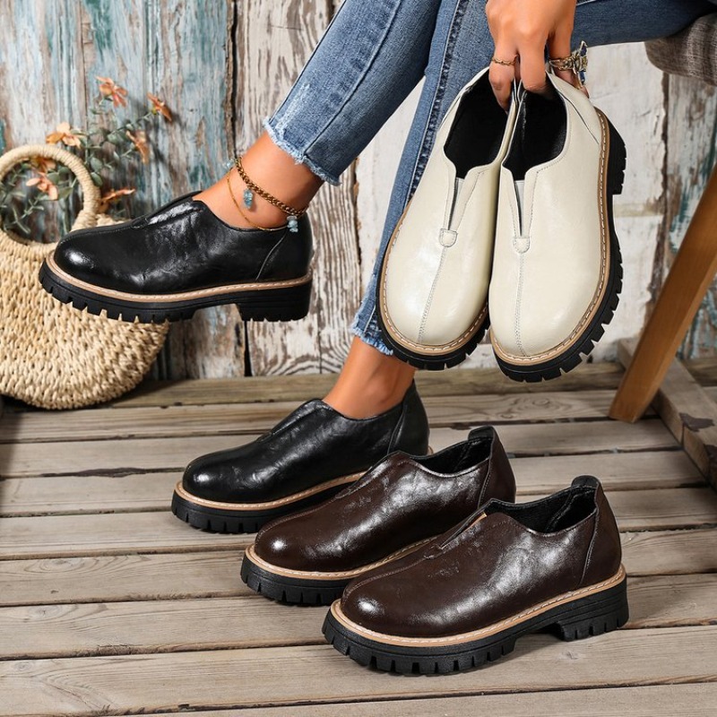 Women'S Fashion Shoes - Scarpe da Donna in Stile Britannico