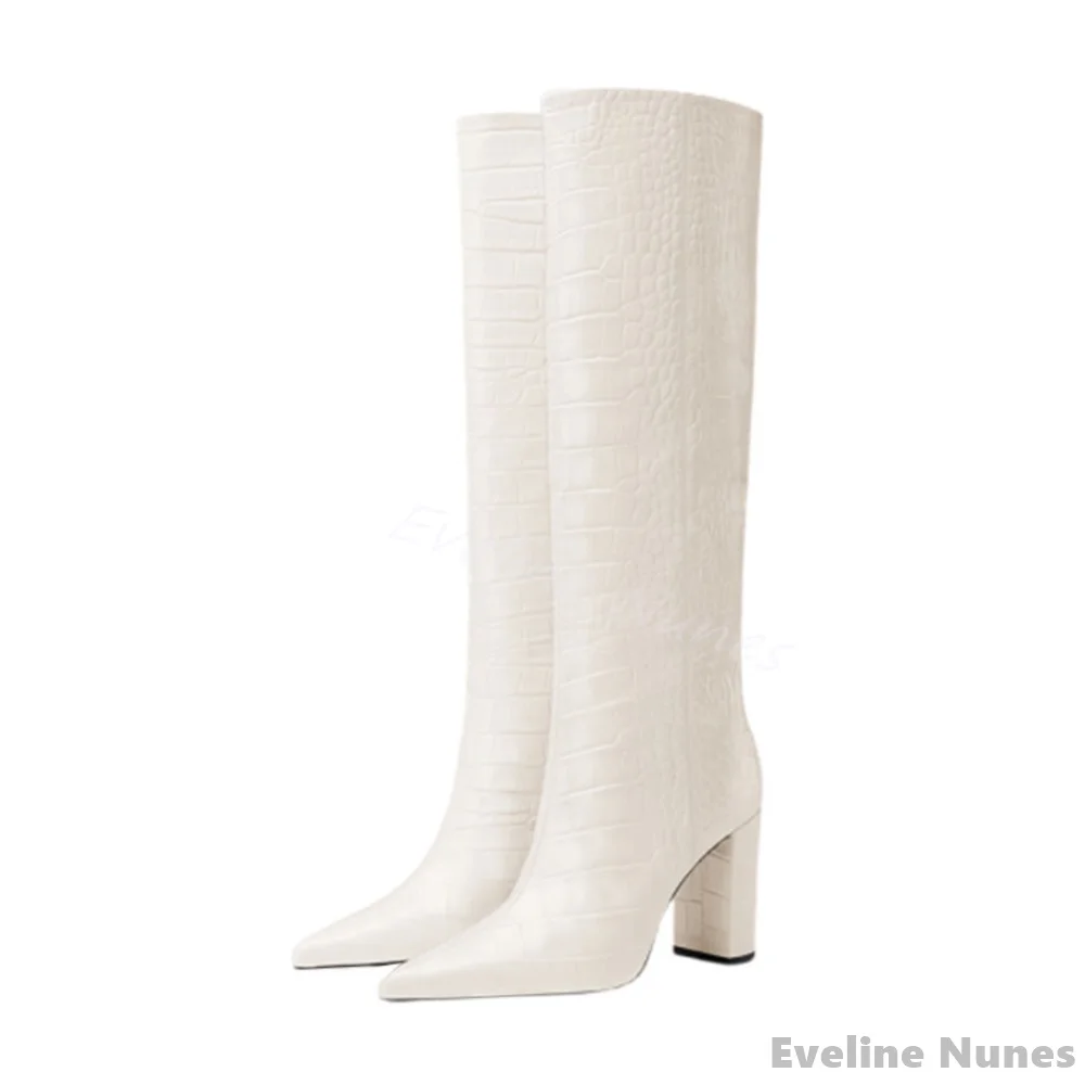 Stivali di lusso con motivo co - Women'S Fashion Knee High Boots recensione e prezzo
